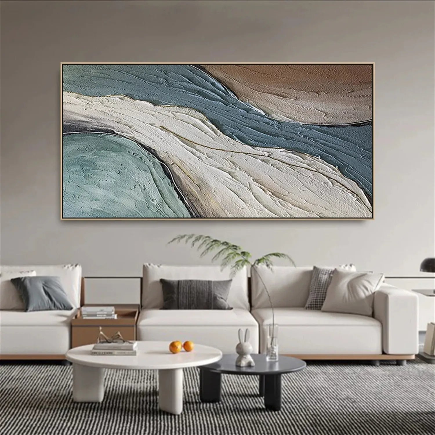 Minimalist Textured Painting Canvas #MT007