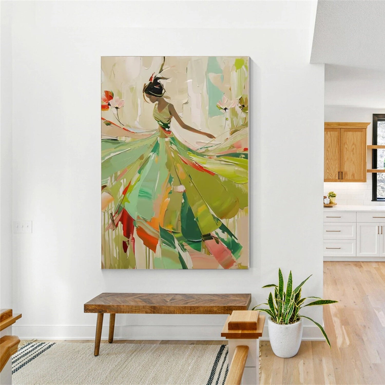 Abstract People Canvas Art #AE057