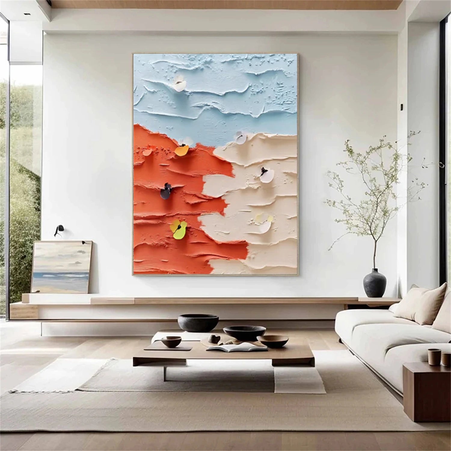 Colorful Abstract Textured  Wall Art #AT110