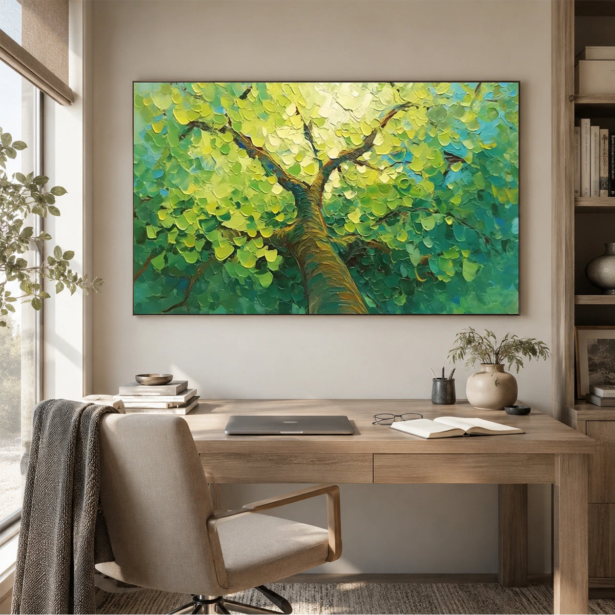 Tree Abstract Textured Wall Art #TP122