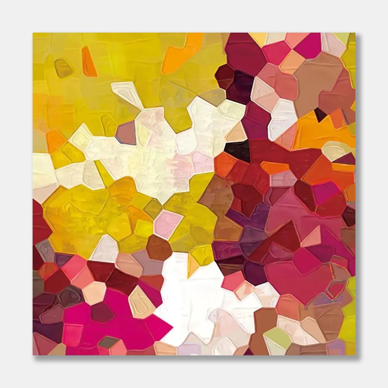 Colorful Abstract Textured Painting Canvas #AT027