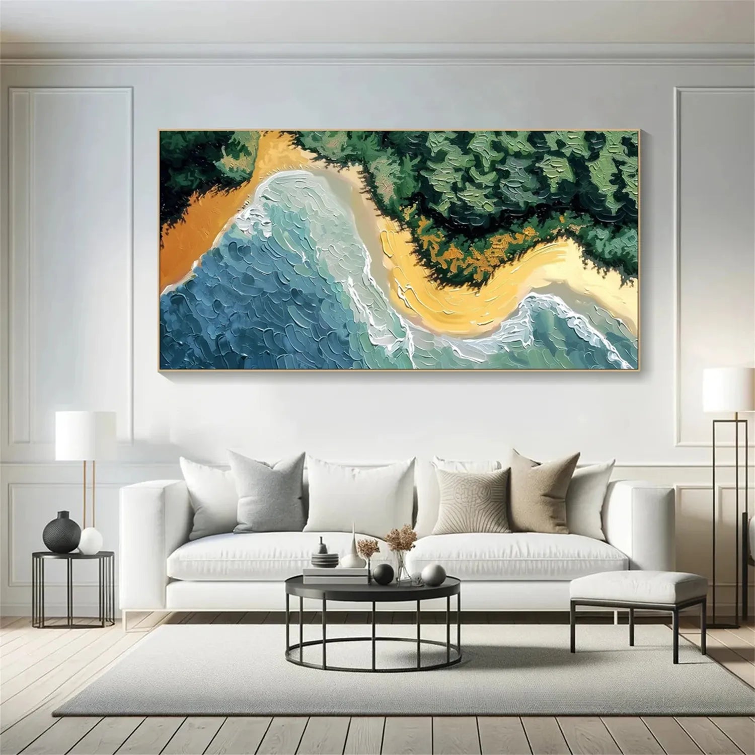 Colorful Landscape Abstract Wall Art #AP047