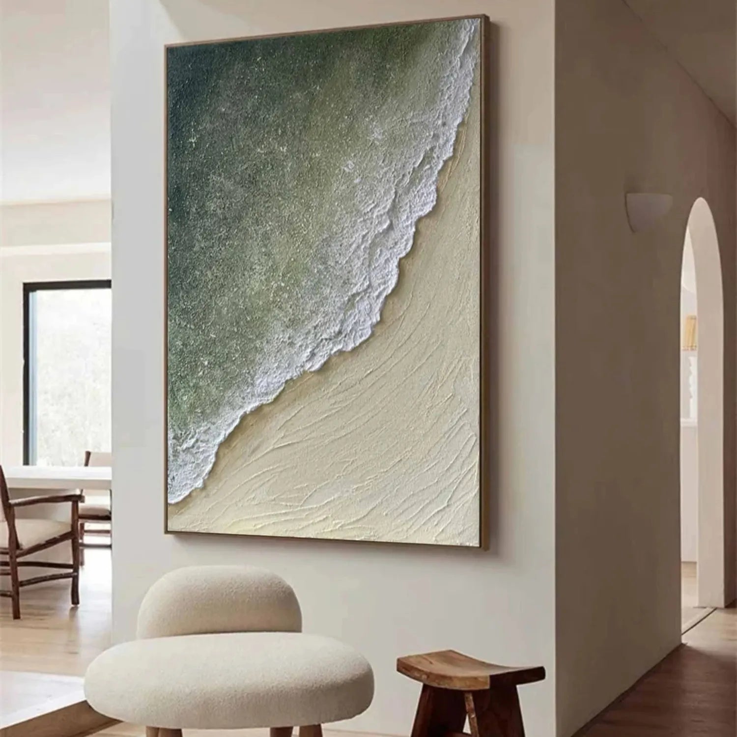 Ocean Textured Painting Canvas #OP013