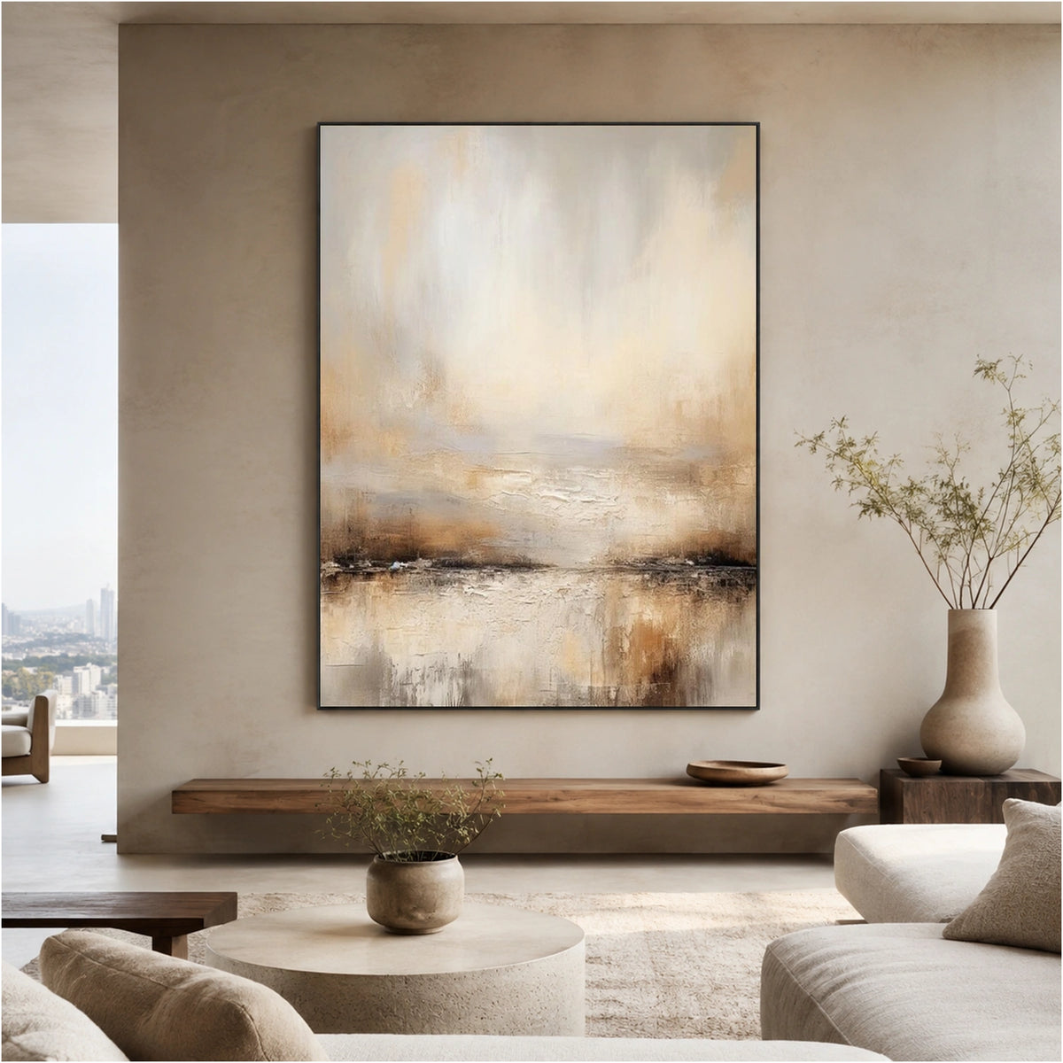Abstract Canvas Wall Art #AP412
