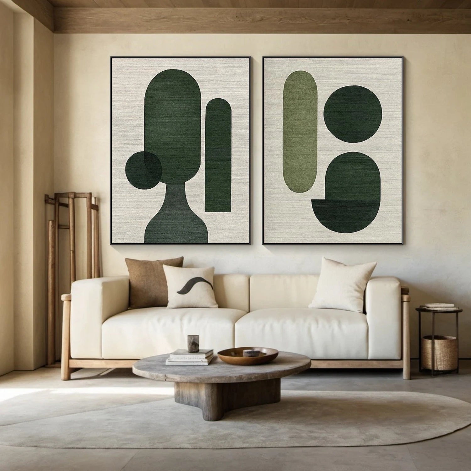 Wabi Sabi Canvas Art Set of 2 #WS114