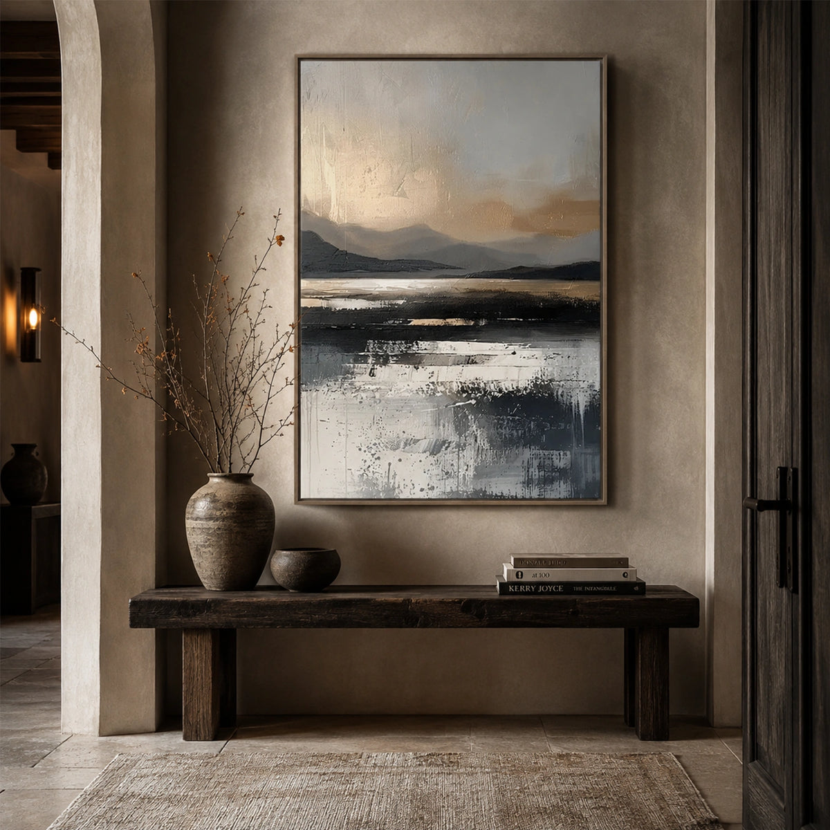 Ocean And Sky Abstract Wall Art #OS210
