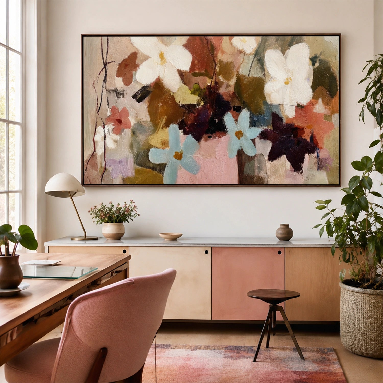 Flower Abstract Wall Art #FP205