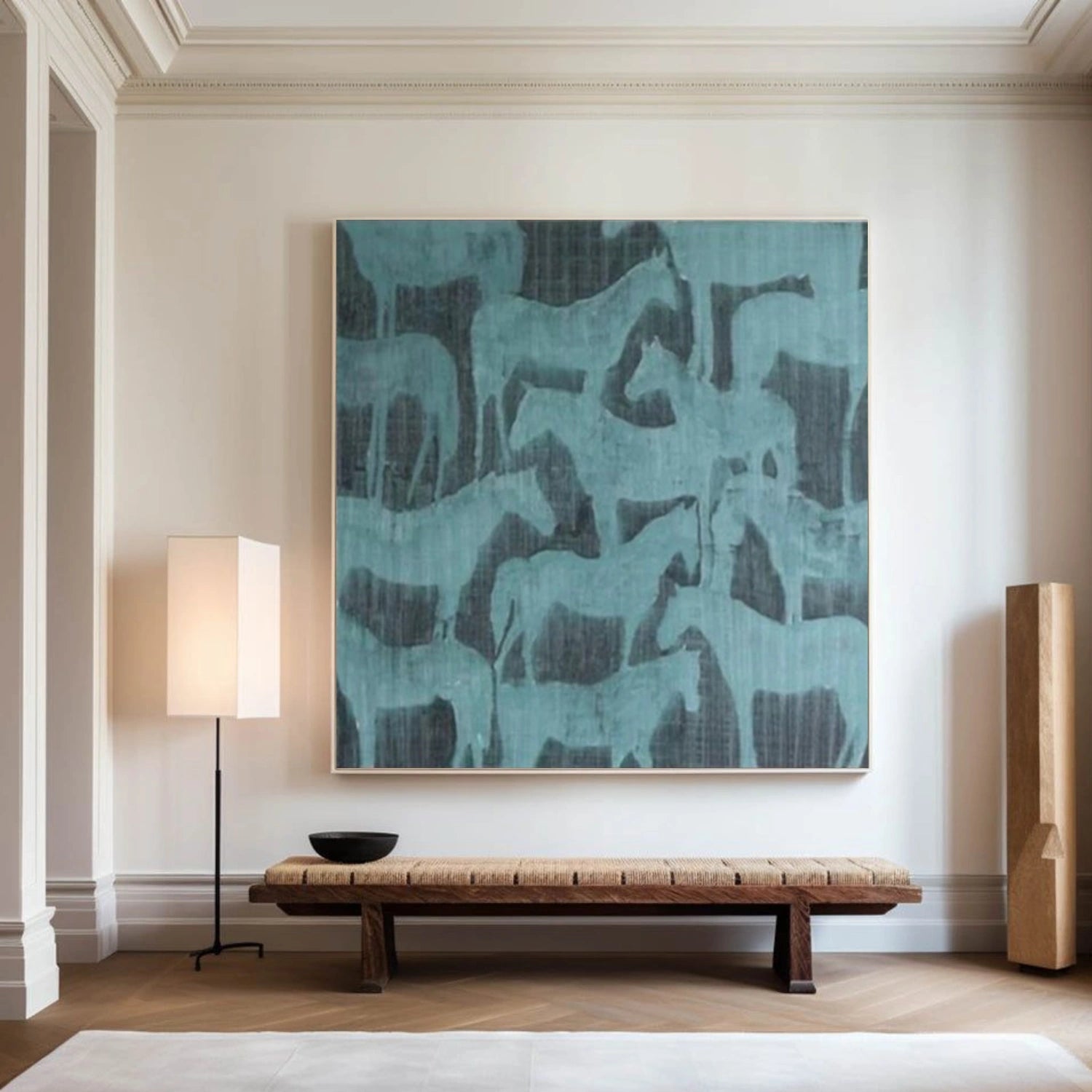 Abstract Animal Horse Wall Art #AC066