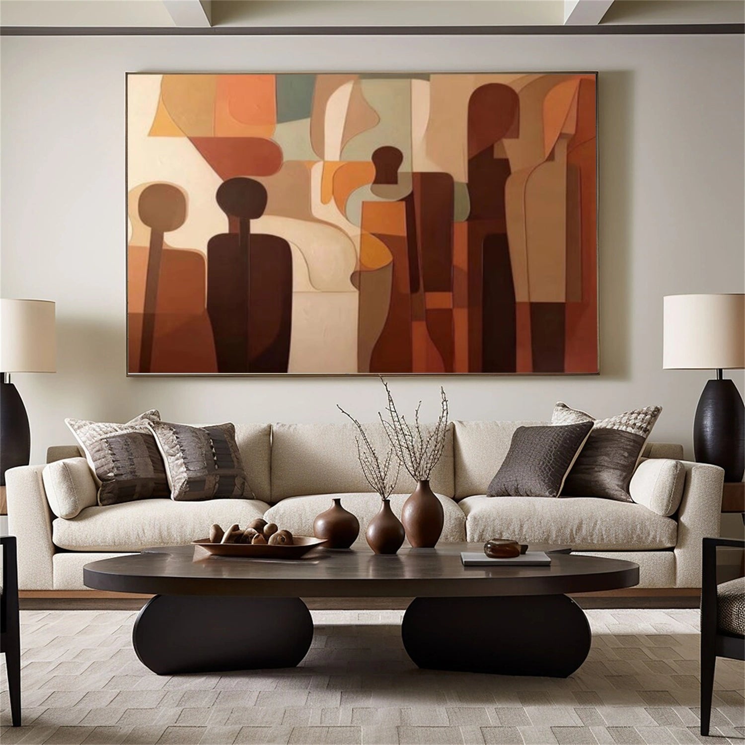 Abstract Textured Wall Art #AT145