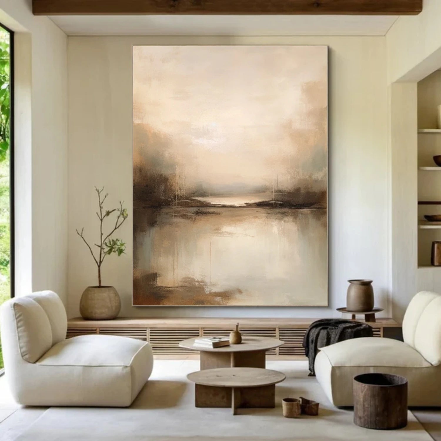 Abstract Canvas Wall Art #AP296