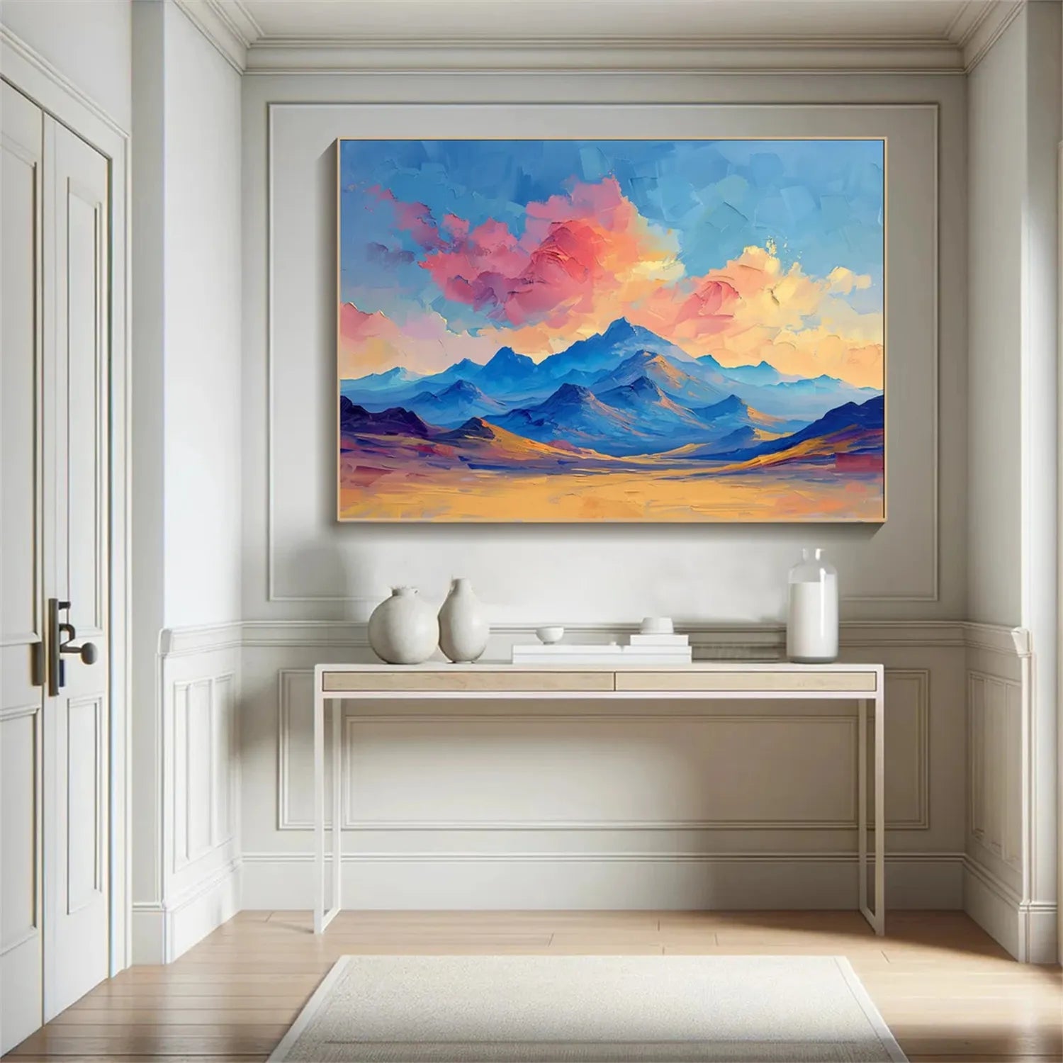 Colorful Landscape Abstract Wall Art #AP048