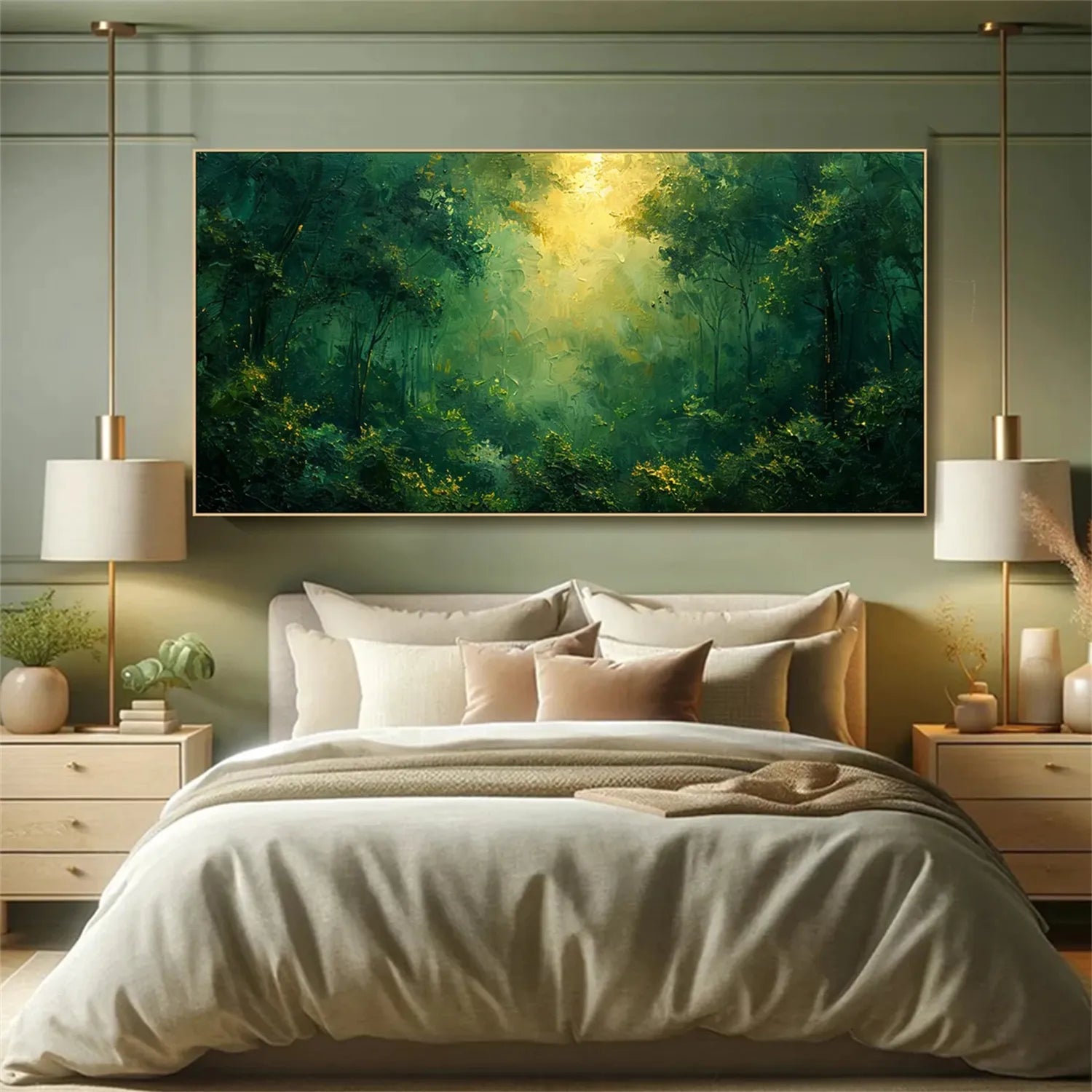 Tree Textured Painting Canvas #TP013