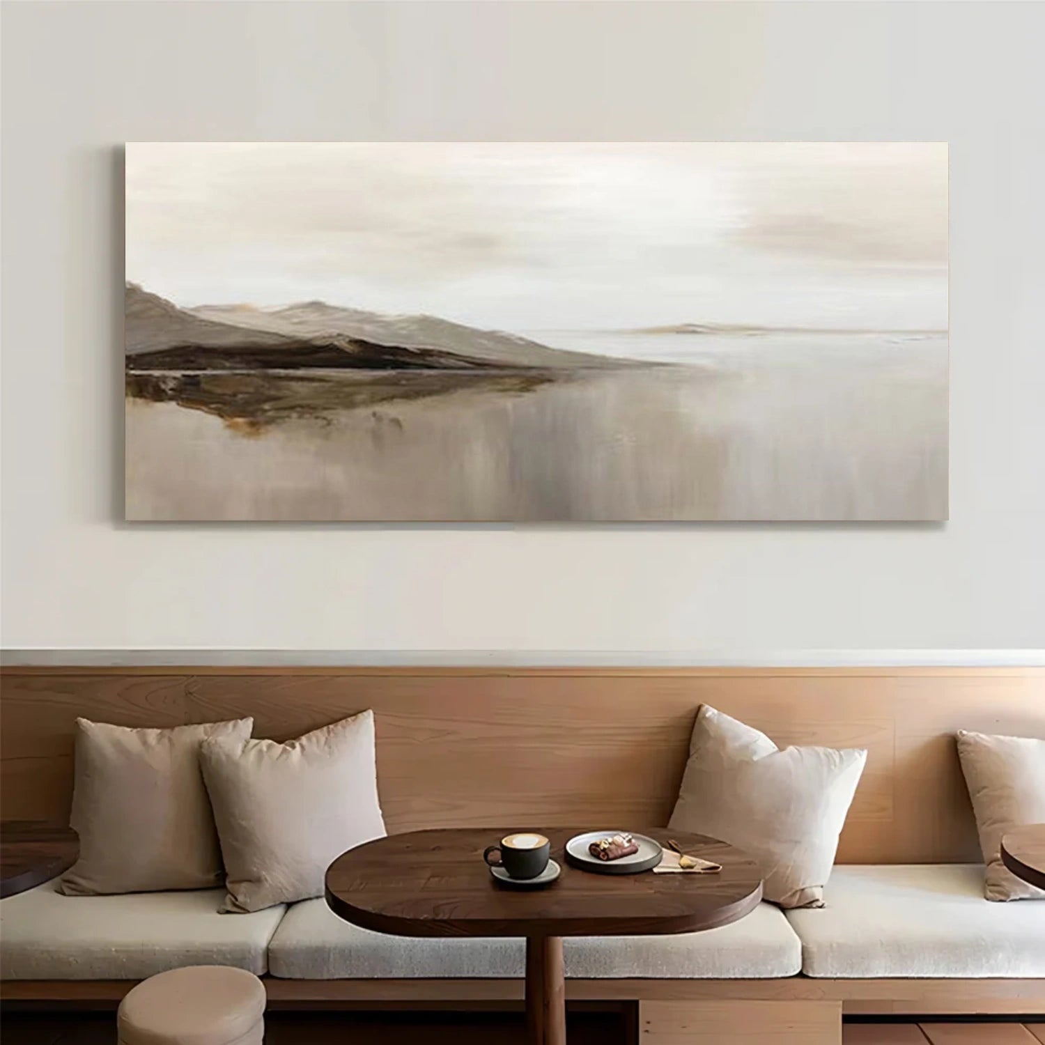 Abstract Mountain Canvas Art #MO058