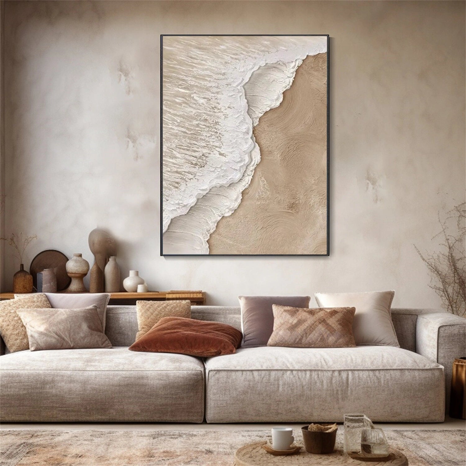 Ocean Abstract Textured Wall Art #OP035