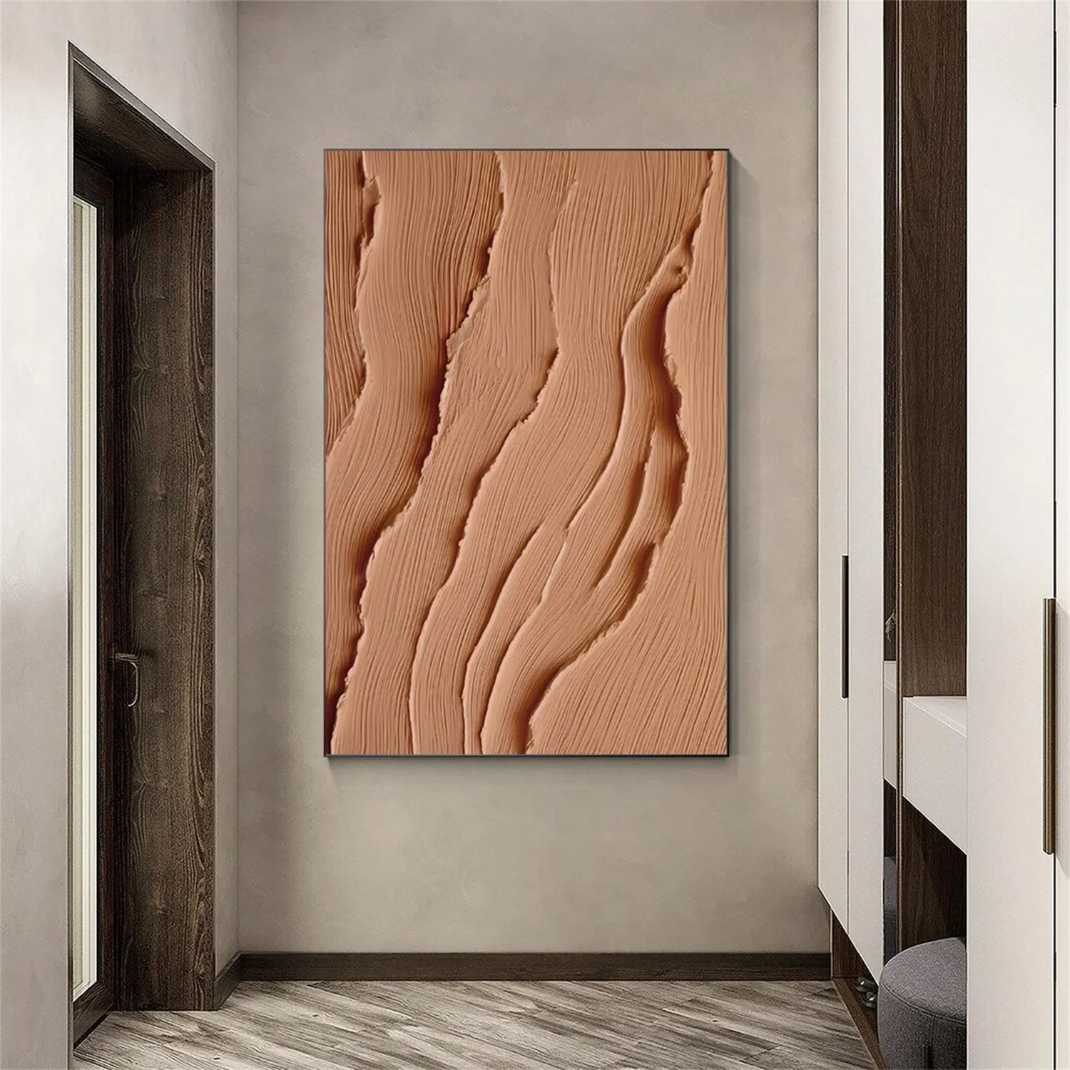 Minimalist Textured Painting Canvas #MT018