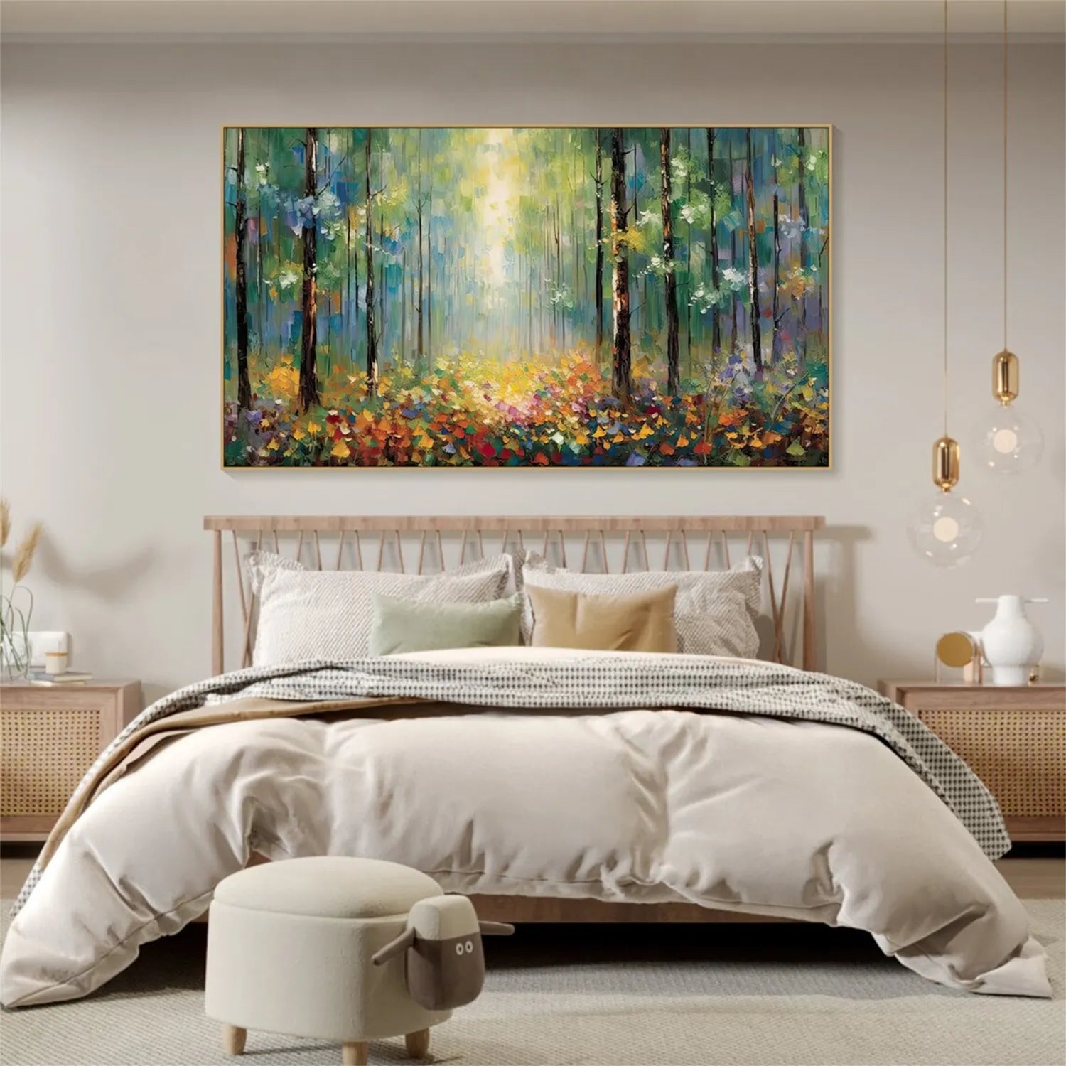 Colorful Landscape Abstract Wall Art #AP046