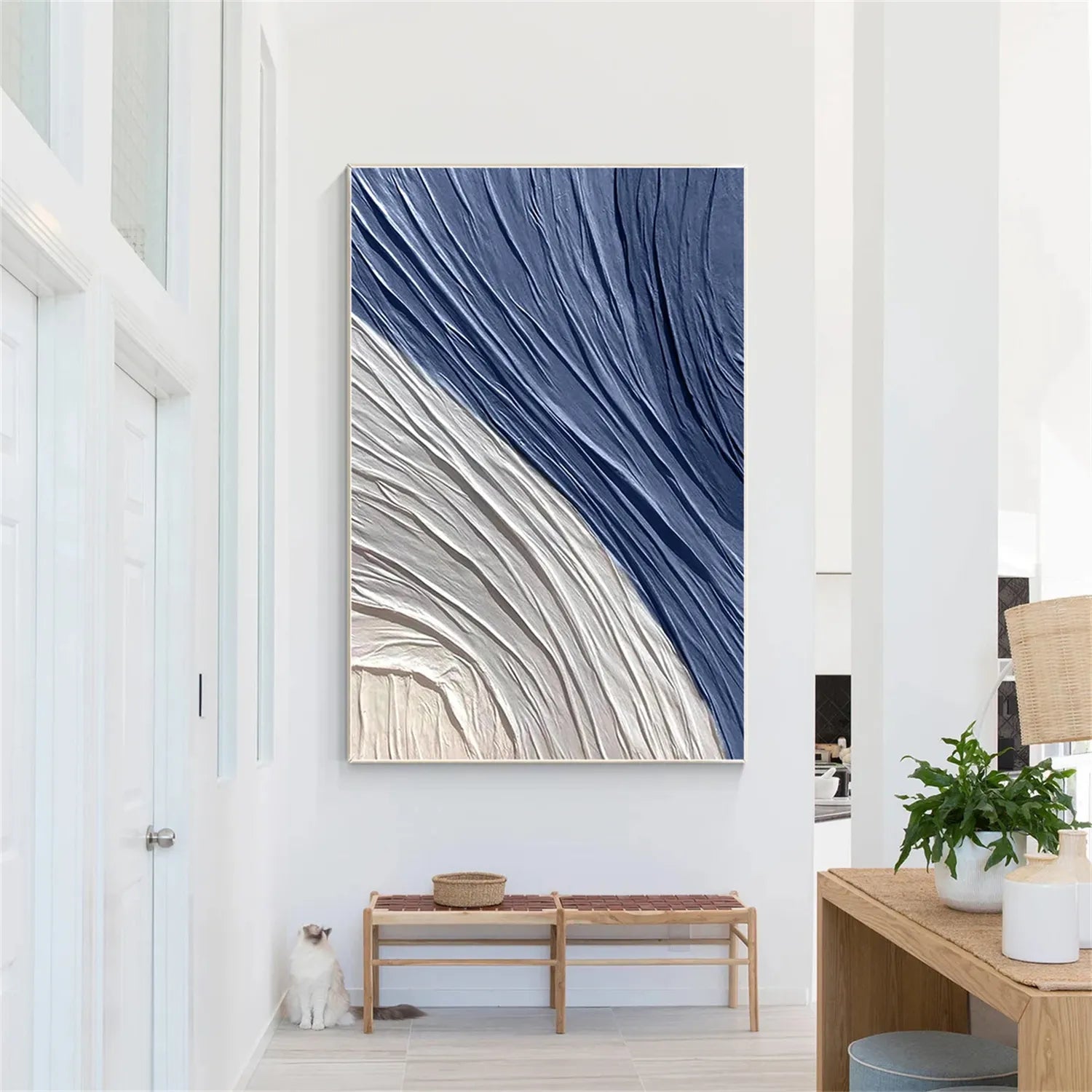 Minimalist Textured Painting Canvas #MT020