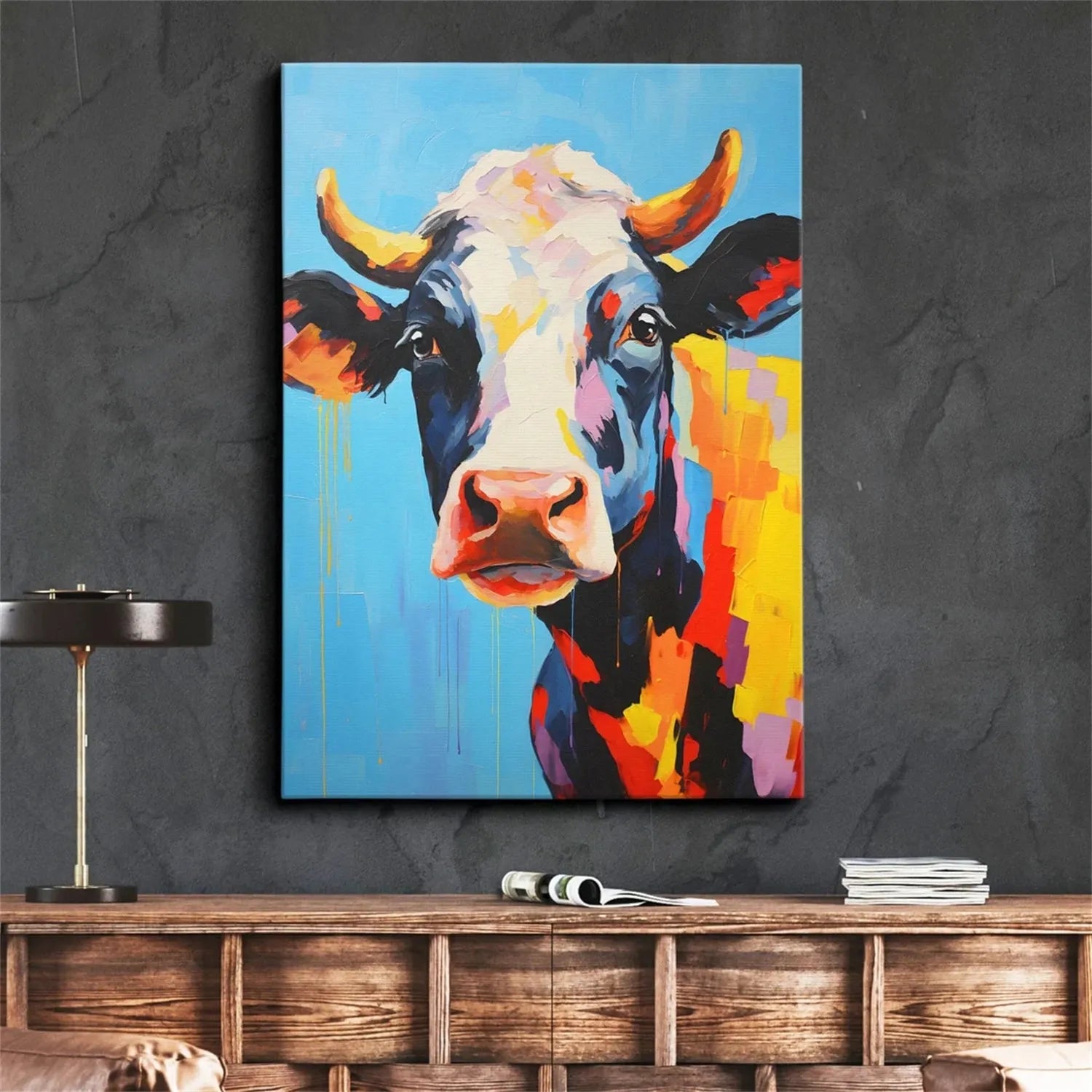 Animal Canvas Art Painting #AC009