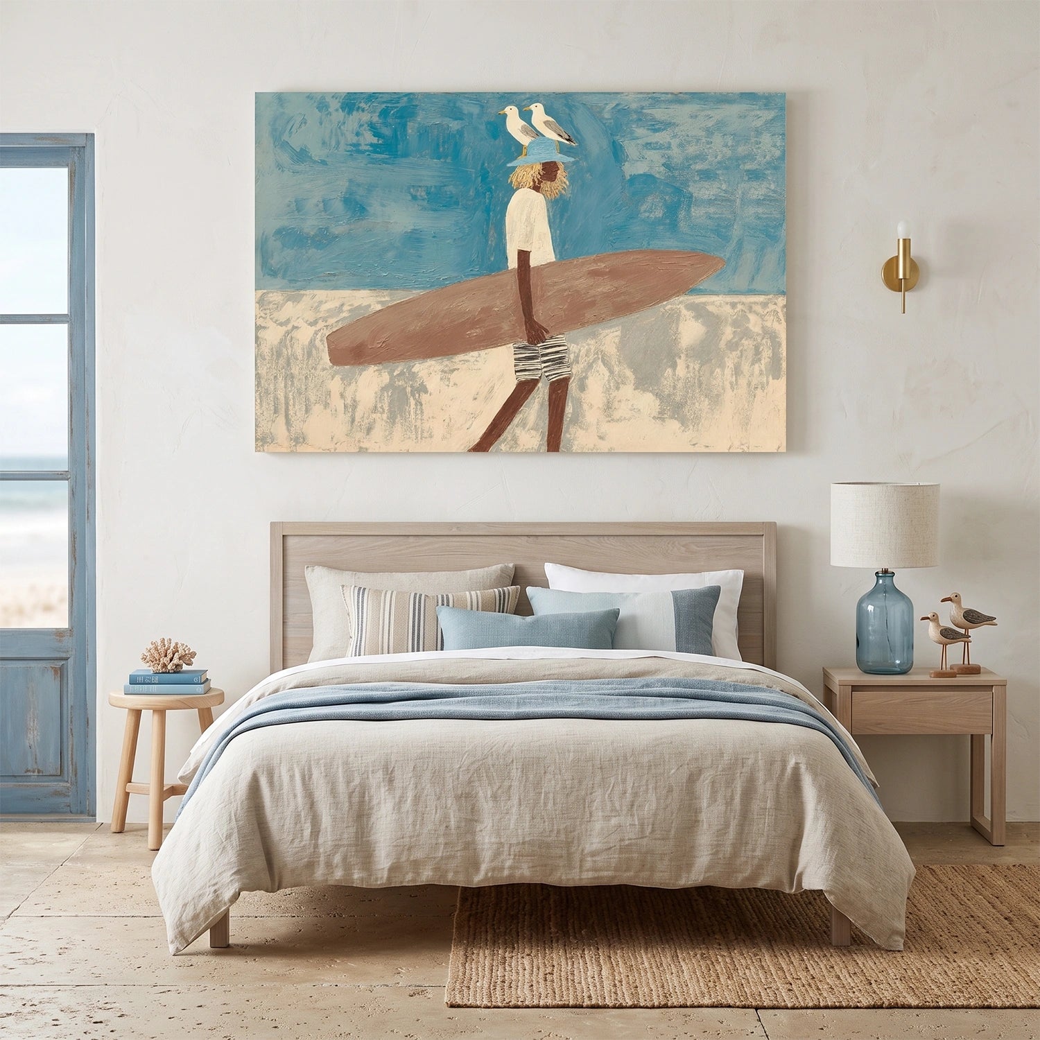 Abstract Portrait Canvas Art #AE137