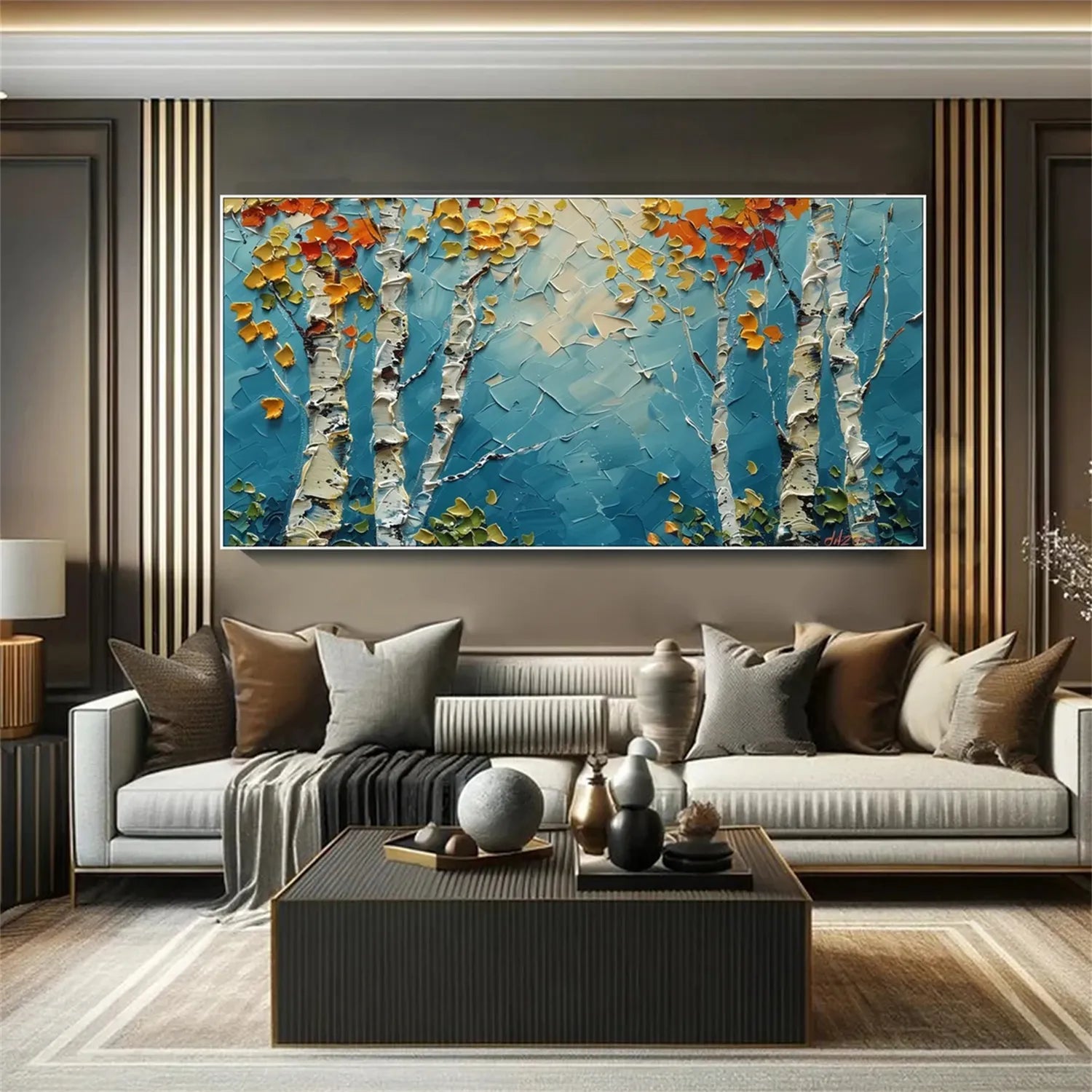 Tree Textured Painting Canvas #TP014