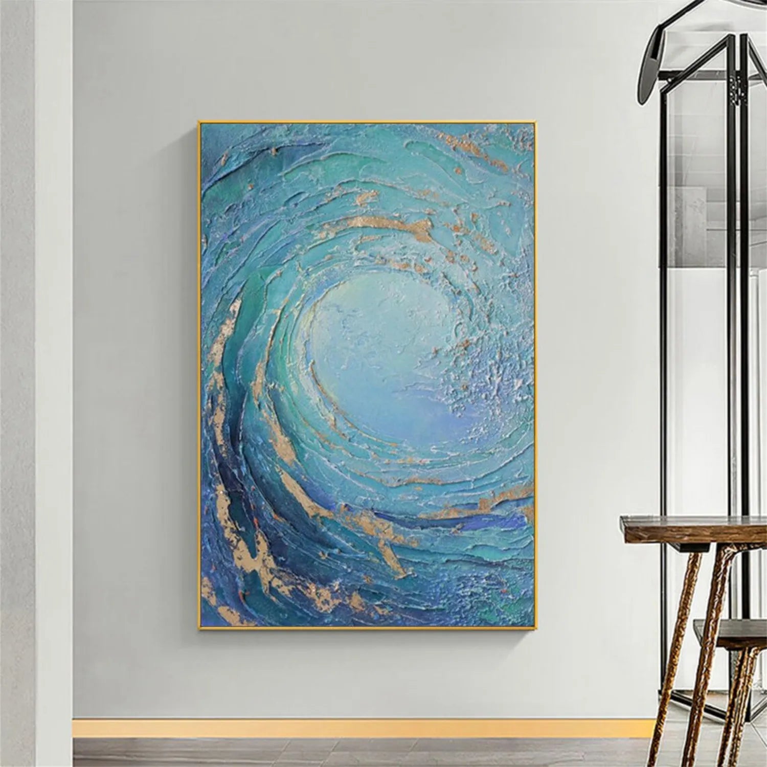 Ocean Textured Painting Canvas #OP010