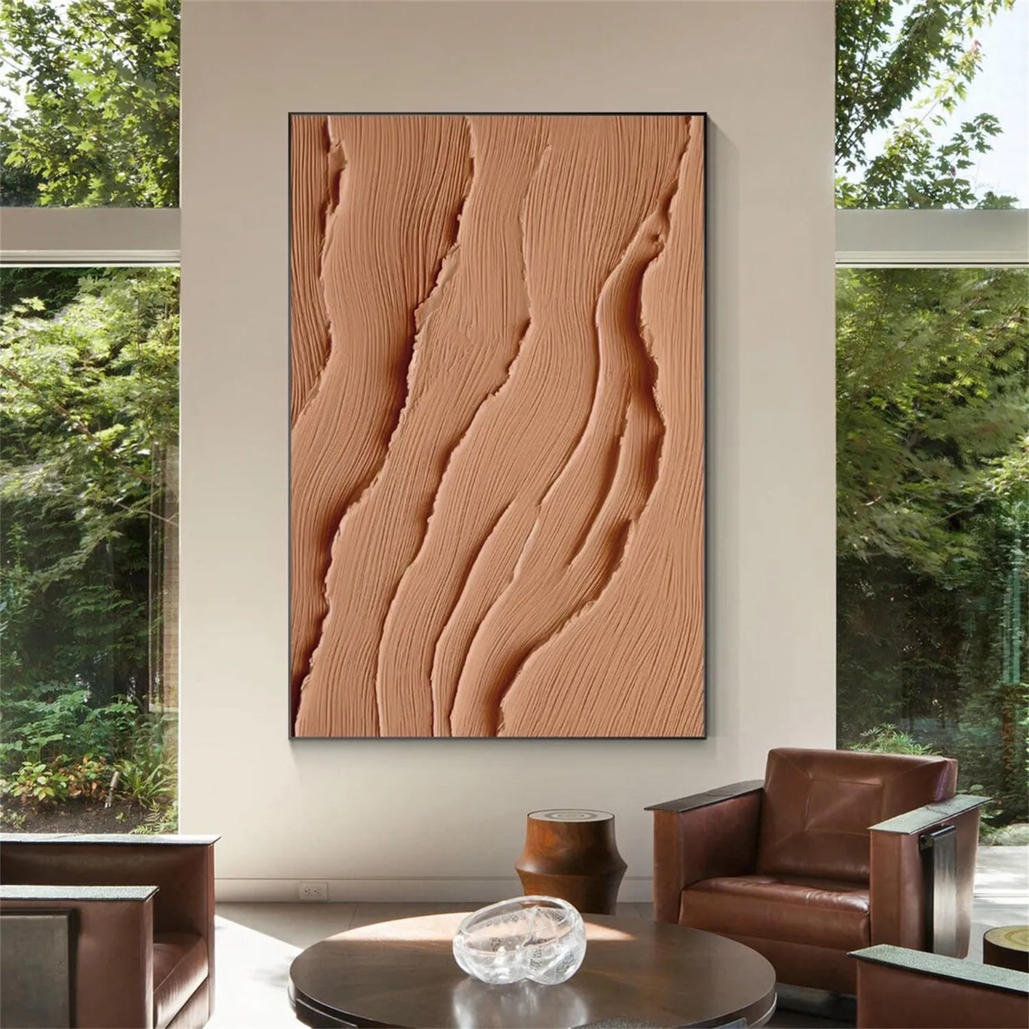 Minimalist Textured Painting Canvas #MT018