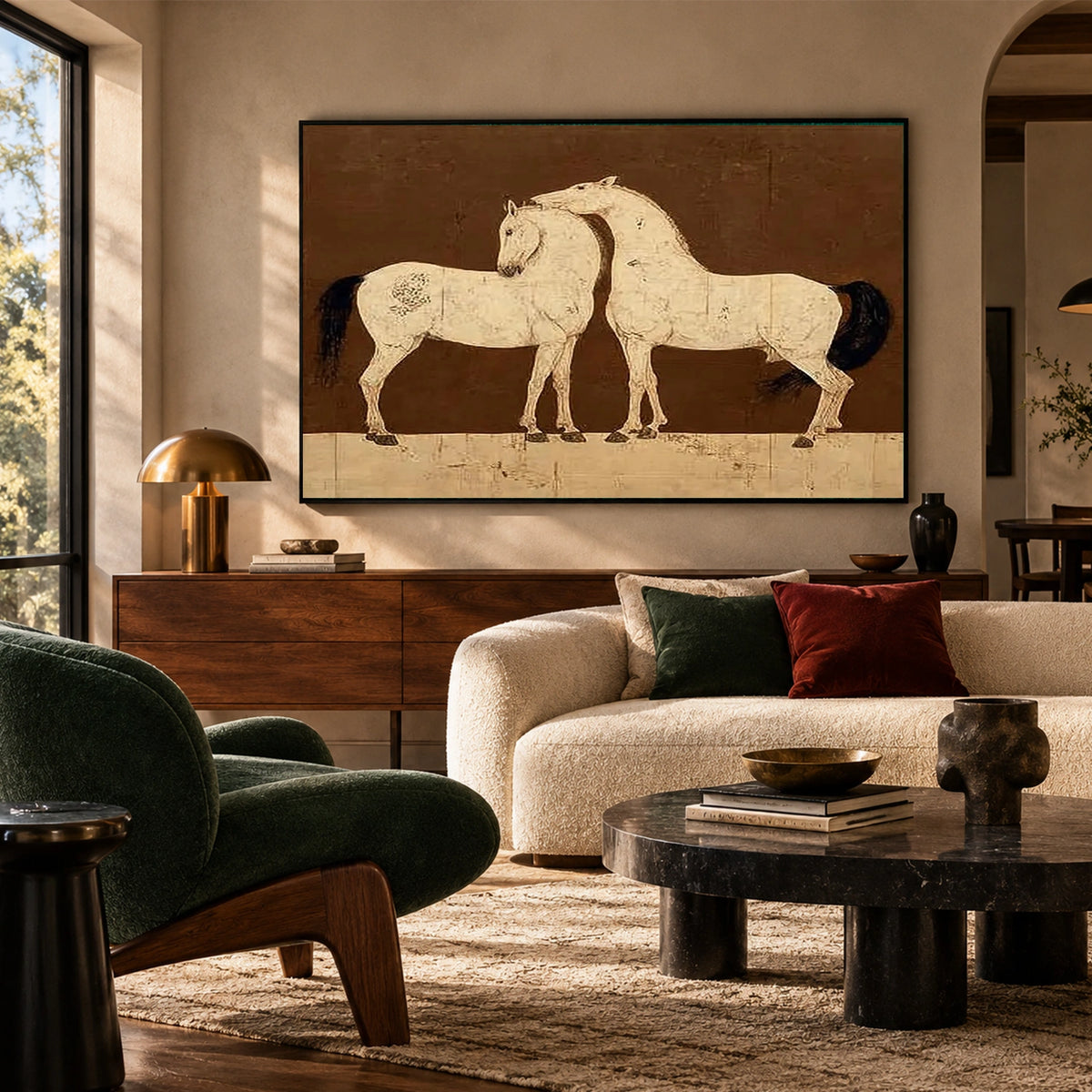 Abstract Animal Horse Wall Art #AC161