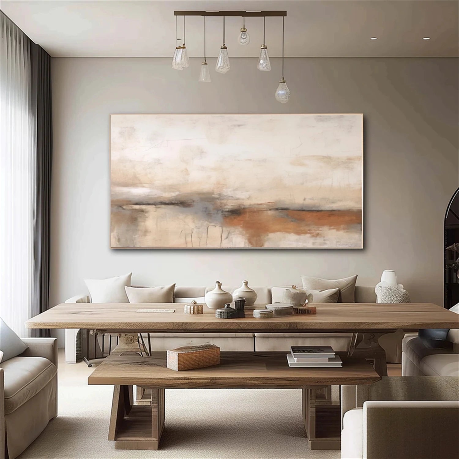 Abstract Canvas Wall Art #AP238
