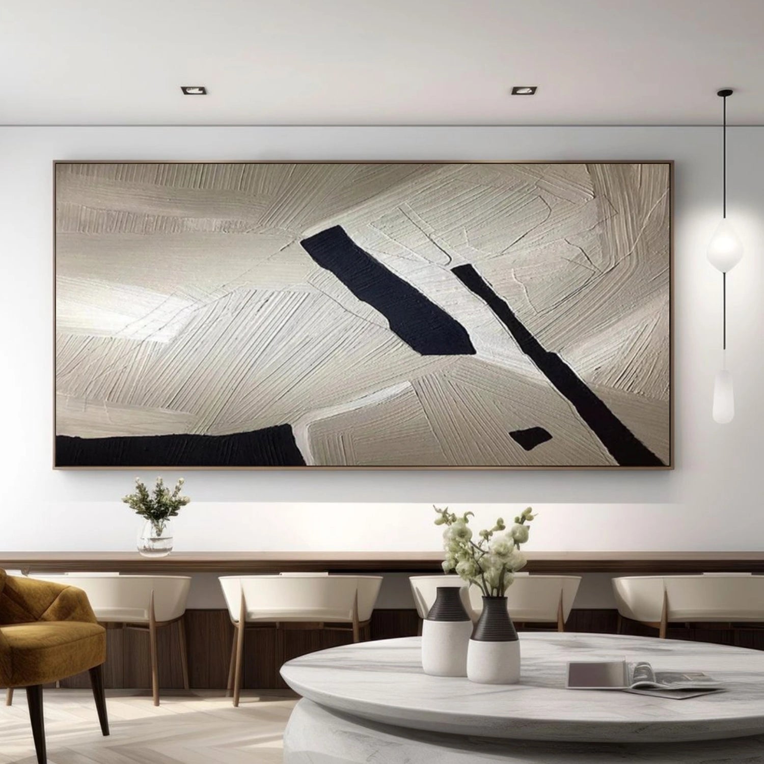 Abstract Canvas Wall Art #AP319