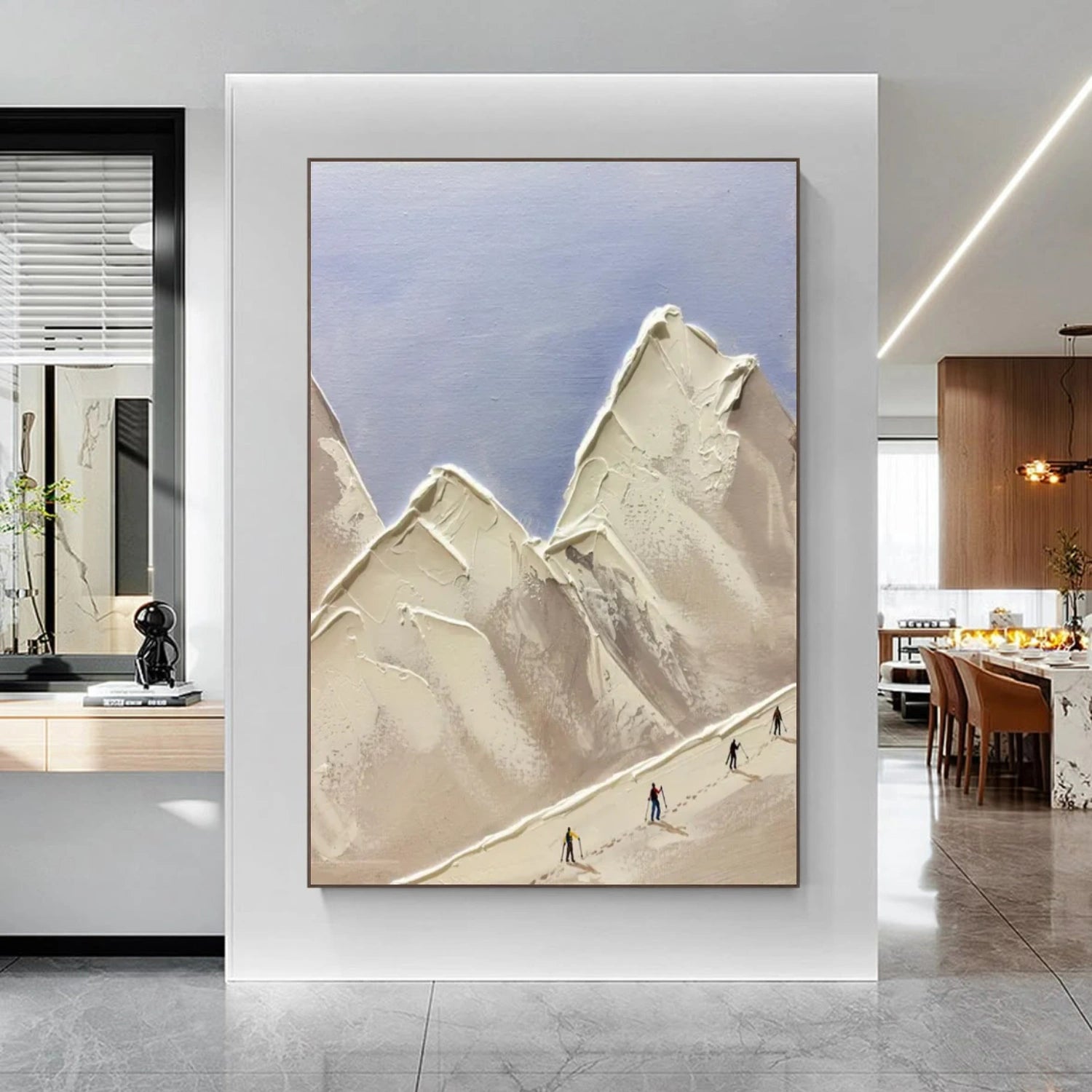 Climbing Sport Textured Wall Art #MS074