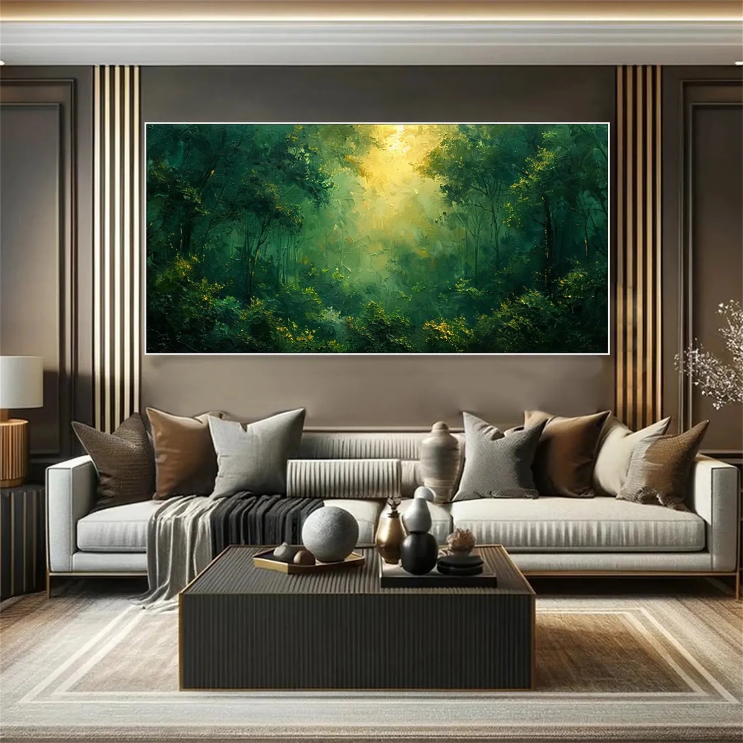 Tree Textured Painting Canvas #TP013