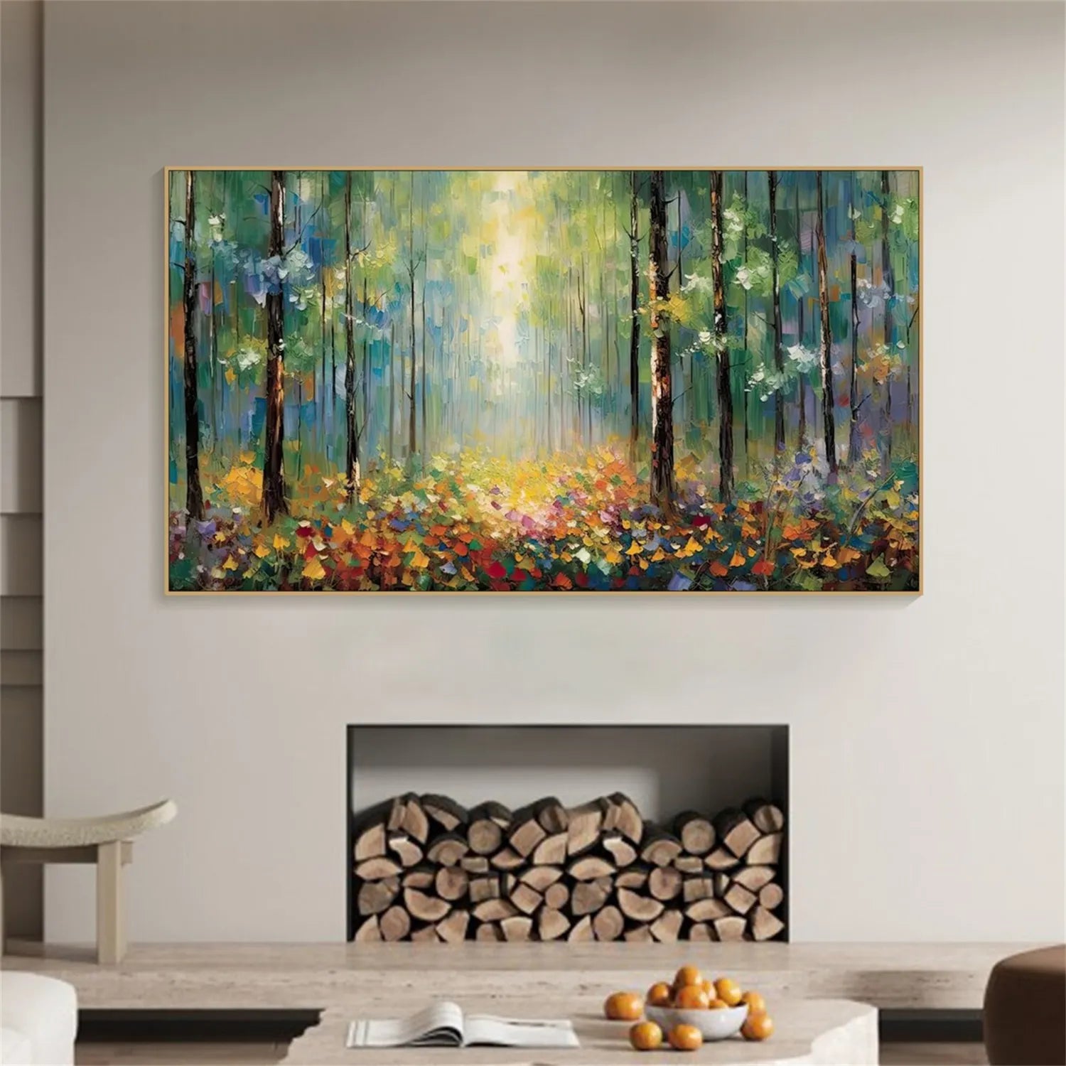 Colorful Landscape Abstract Wall Art #AP046