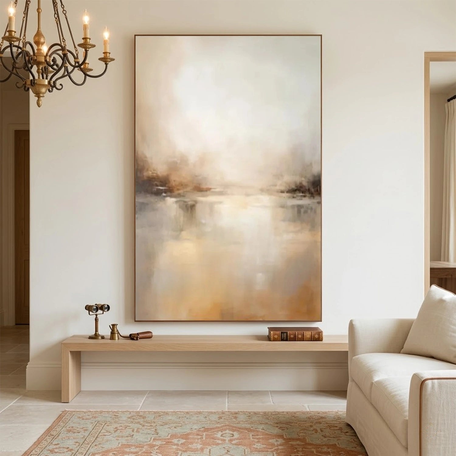 Abstract Canvas Wall Art #AP385