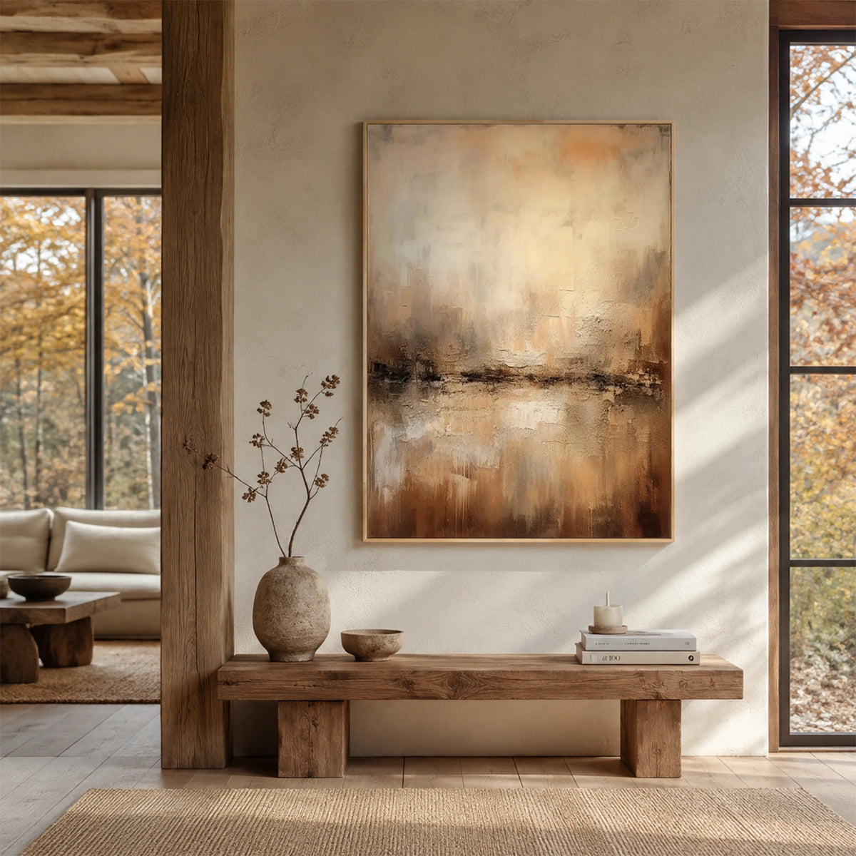 Abstract Canvas Wall Art #AP416