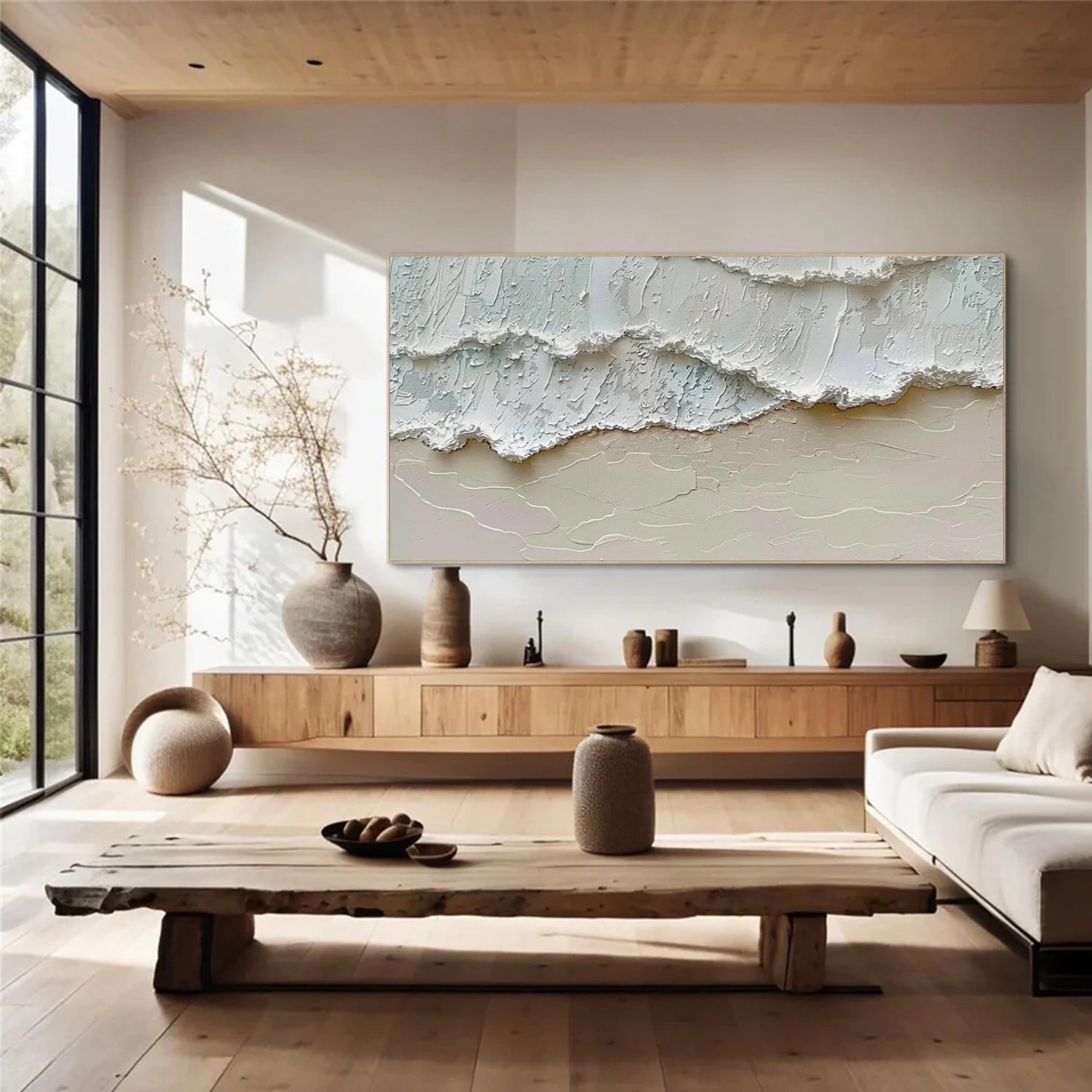 Ocean Abstract Textured Wall Art #OP038