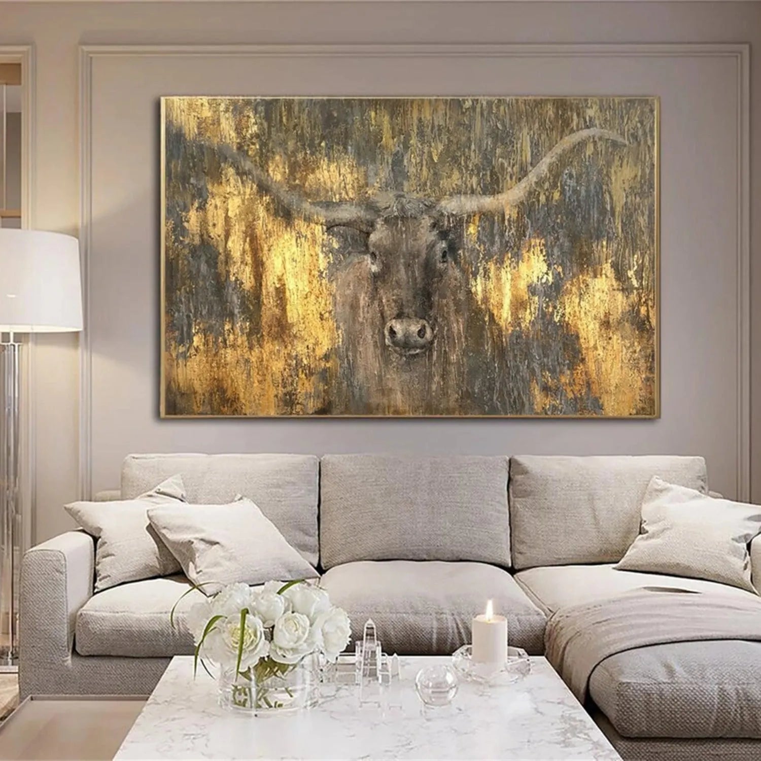 Animal Canvas Art Painting #AC016