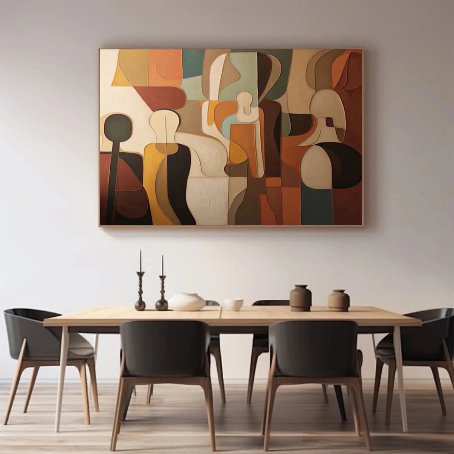 Abstract Canvas Wall Art #AP292