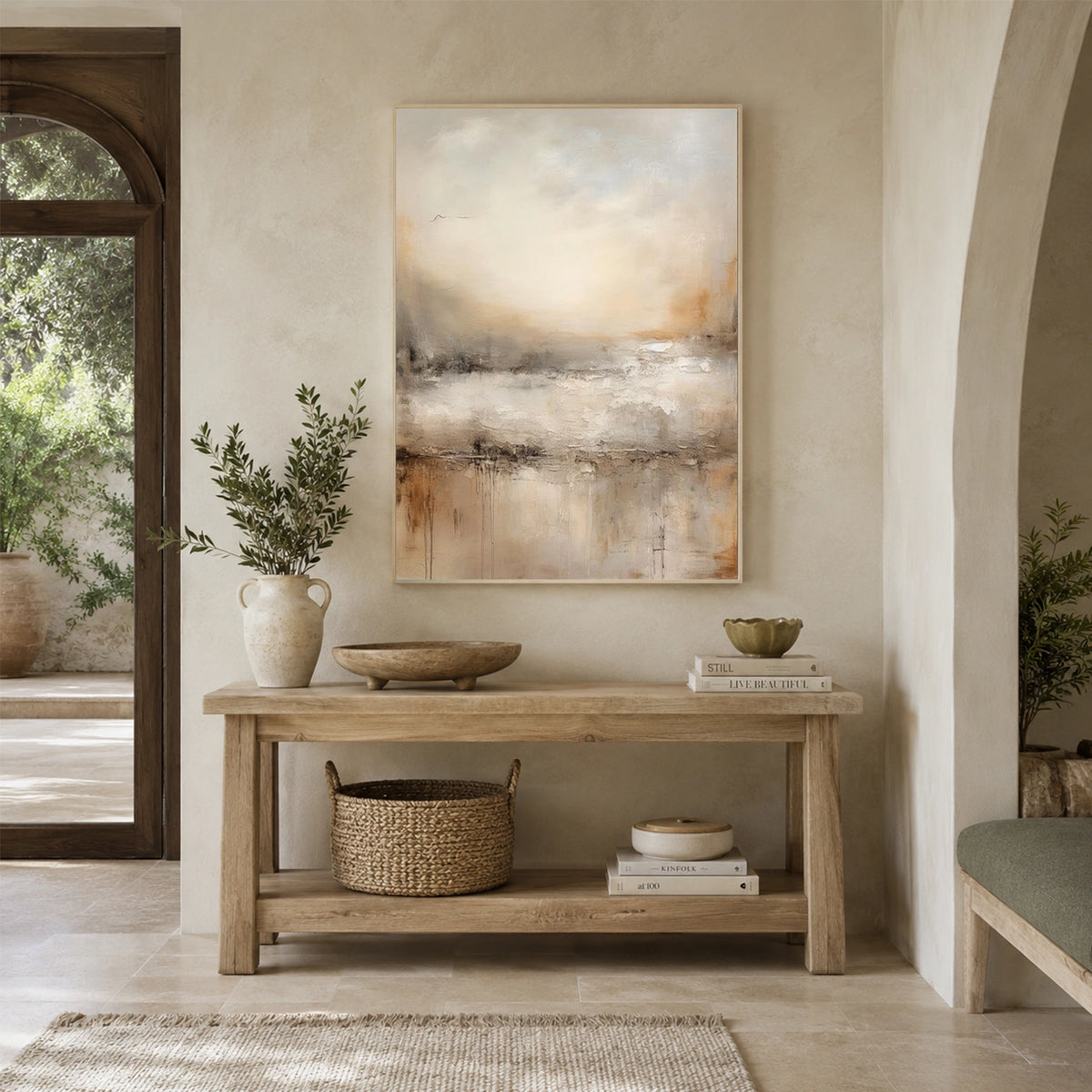 Abstract Canvas Wall Art #AP411