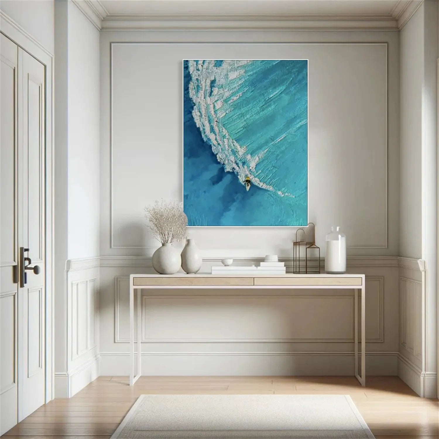 Ocean Textured Painting Canvas #OP011