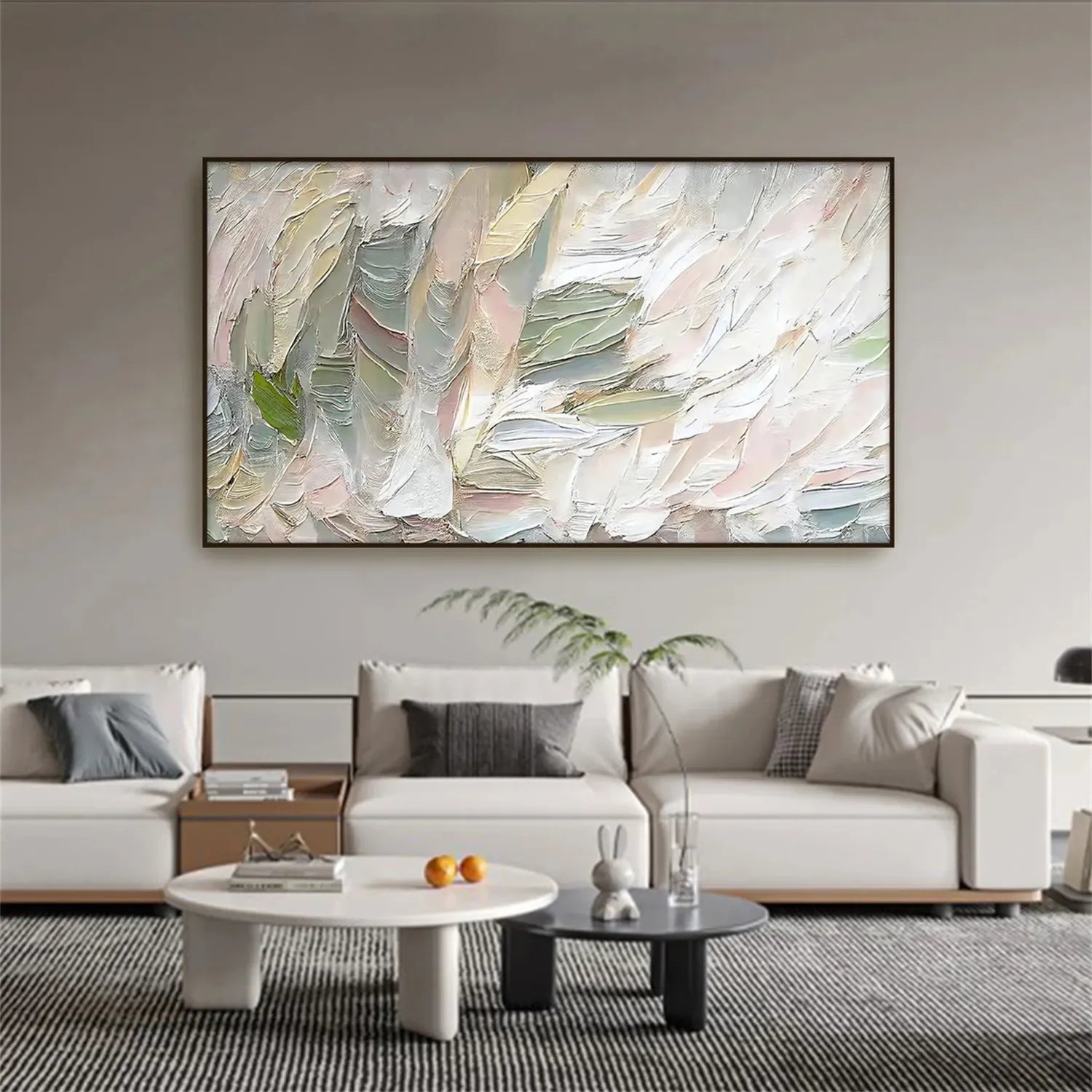 Abstract Textured Painting Canvas #AT044