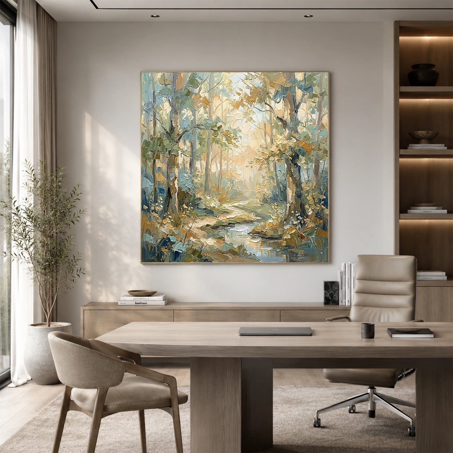 Tree Abstract Textured Wall Art #TP113