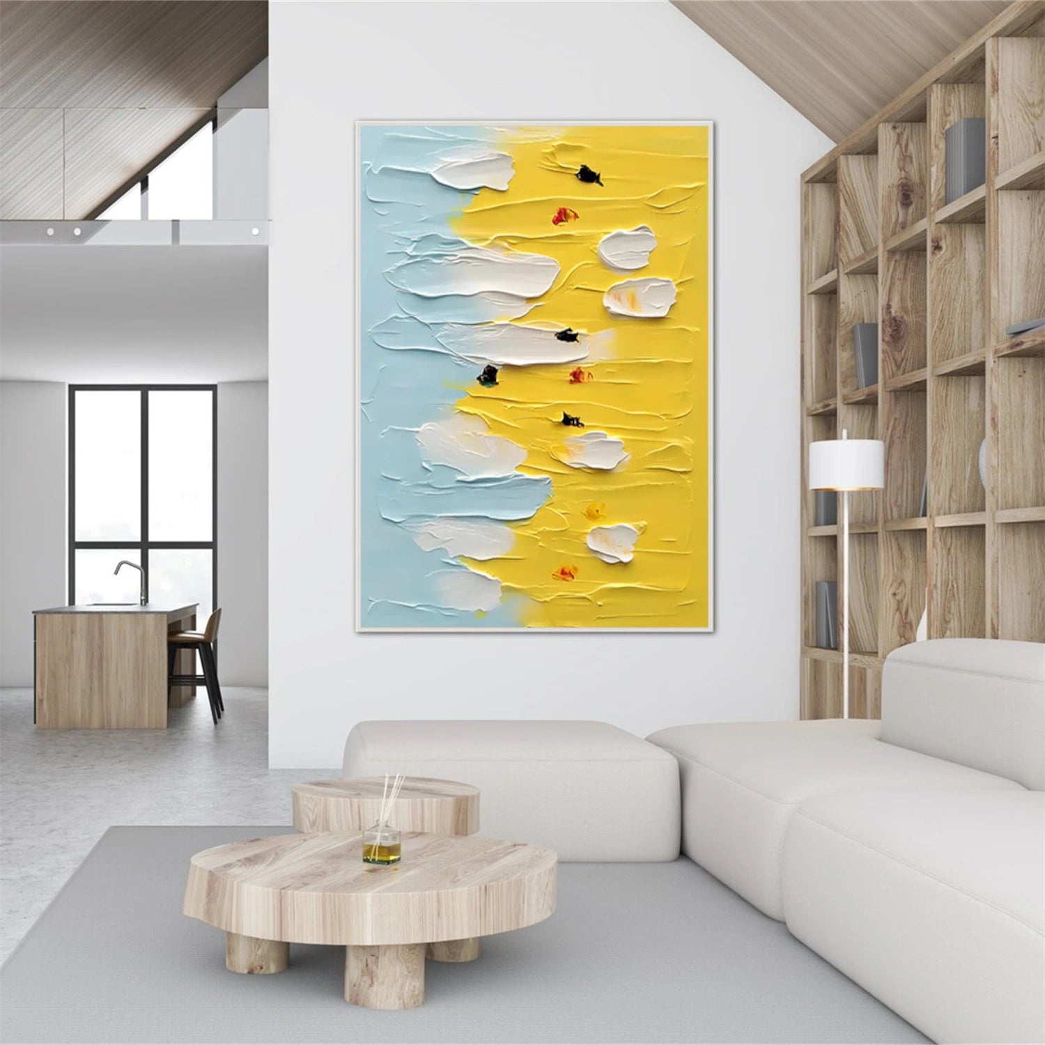 Colorful Abstract Textured  Wall Art #AT111