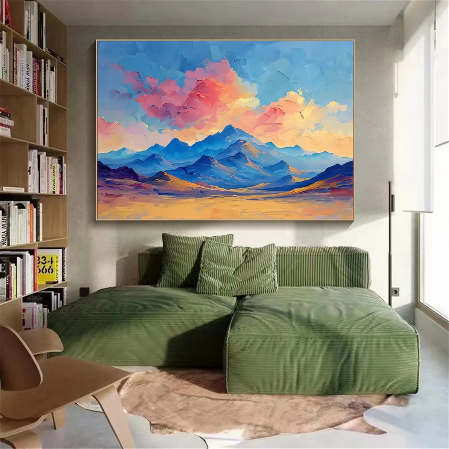 Colorful Landscape Abstract Wall Art #AP048