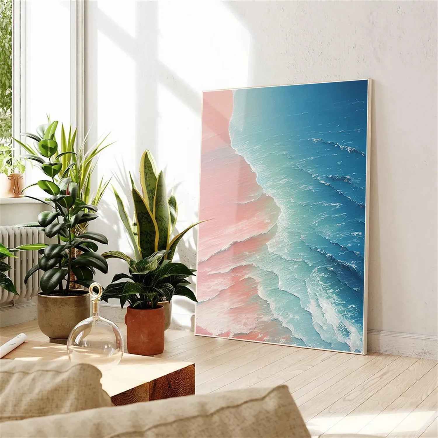 Ocean Textured Painting Canvas #OP017