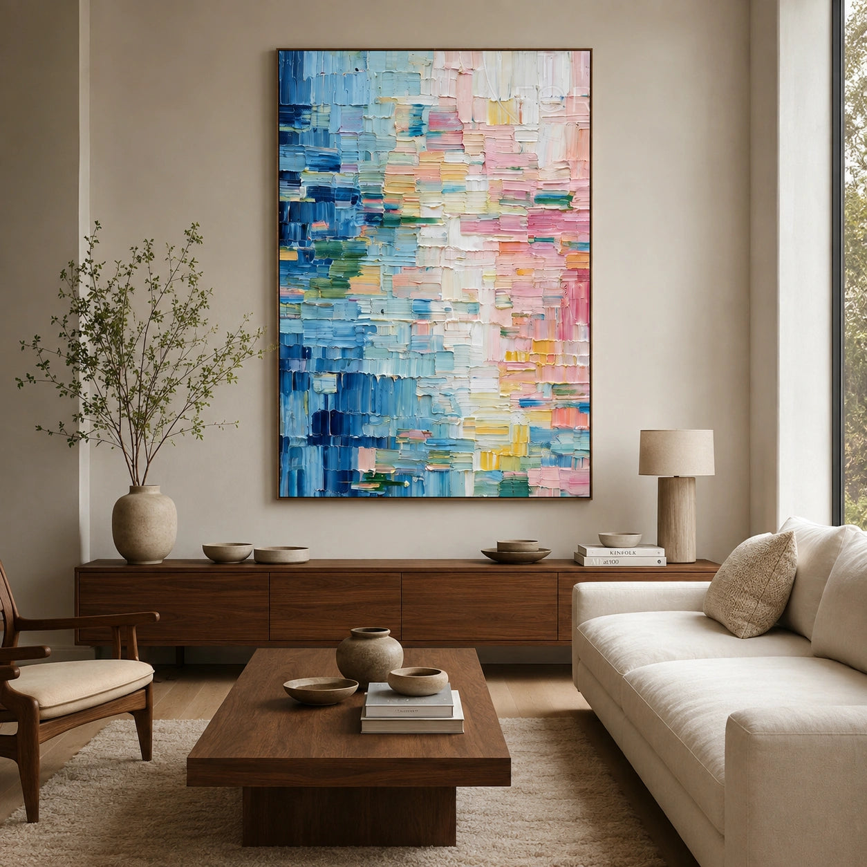 Abstract Textured  Wall Art #AT184