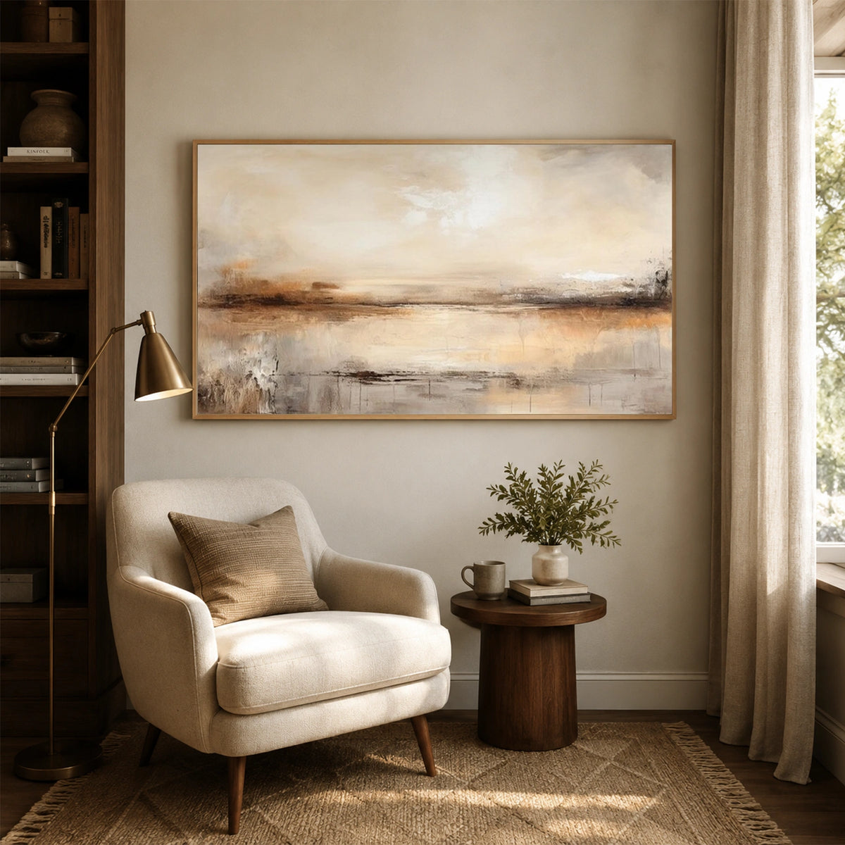 Abstract Canvas Wall Art #AP409