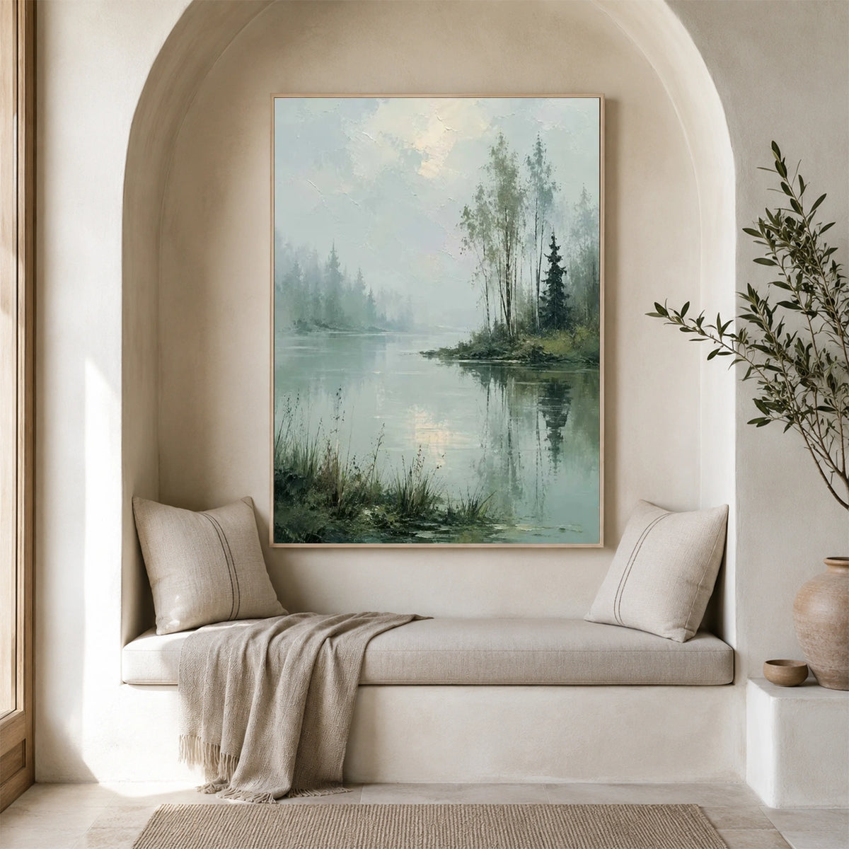 Ocean And Sky Abstract Wall Art #OS229