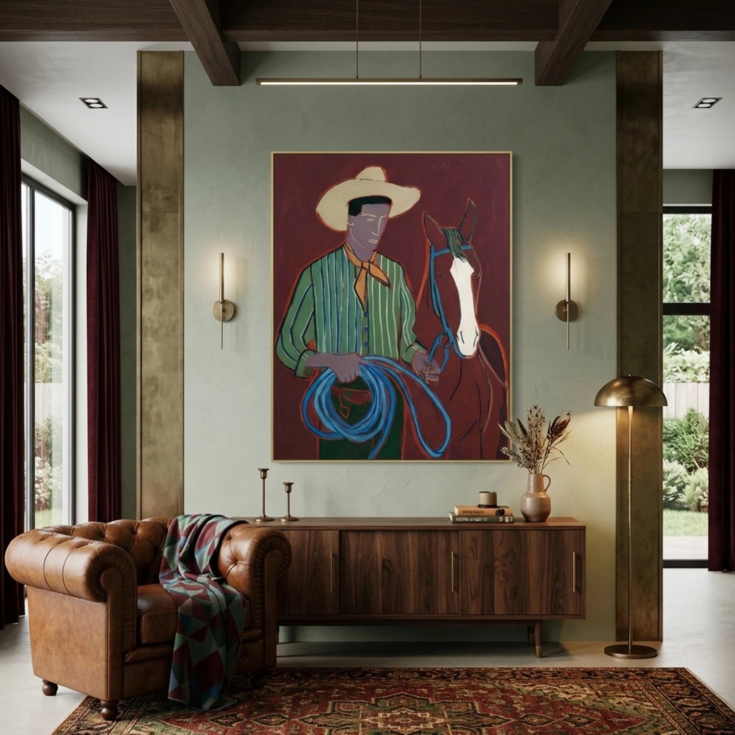 Vintage Americana Art #VT051