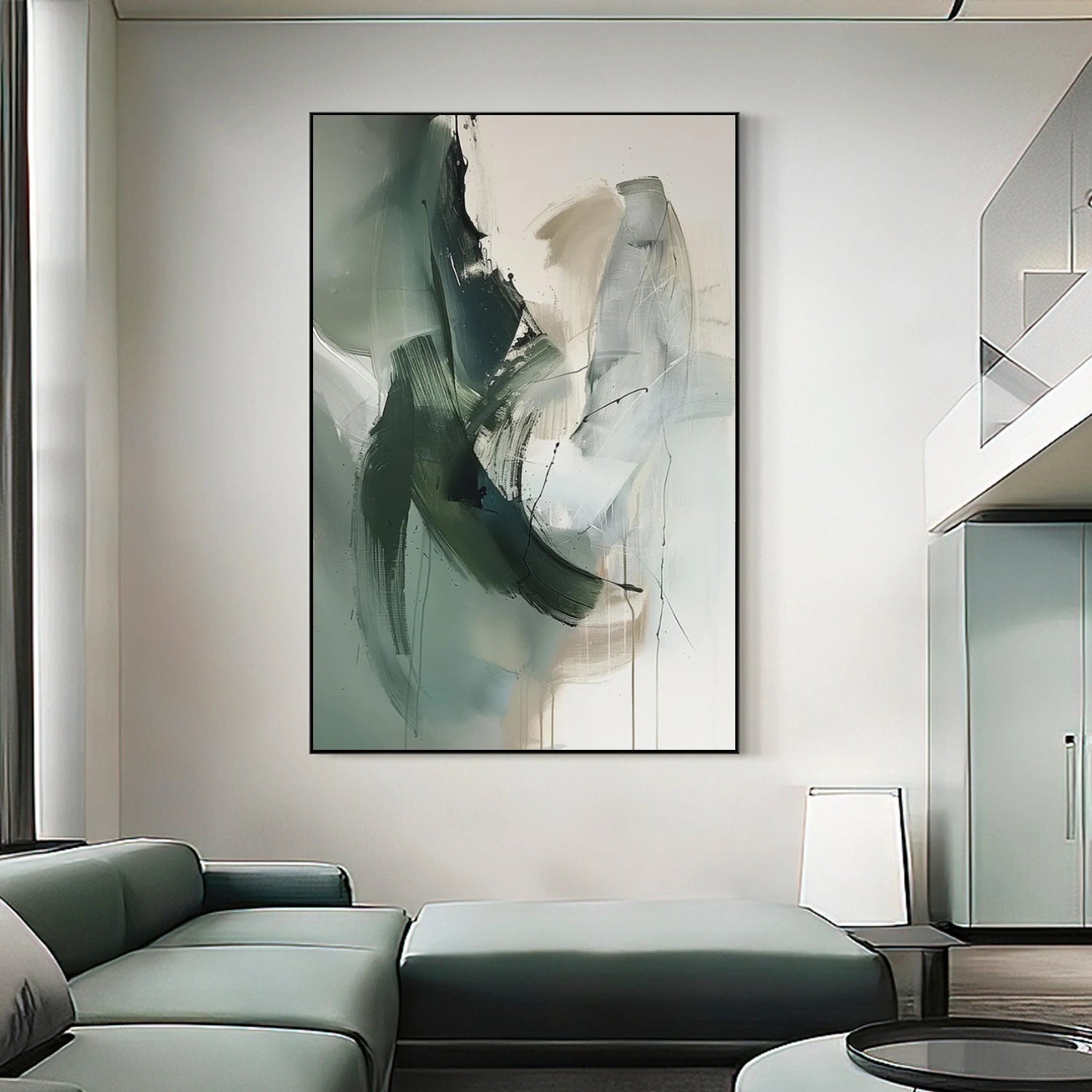 Abstract Canvas Wall Art #AP305