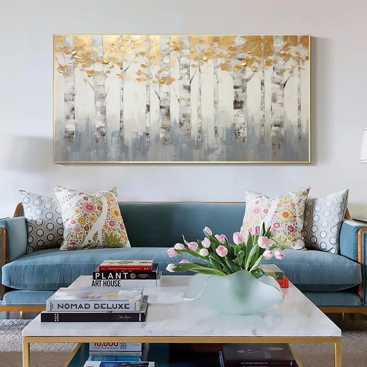 Tree Abstract Textured Wall Art #TP051